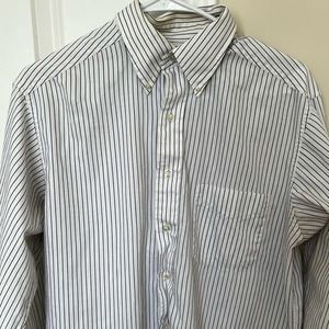 Blue and White Pinstripe Dress shirt